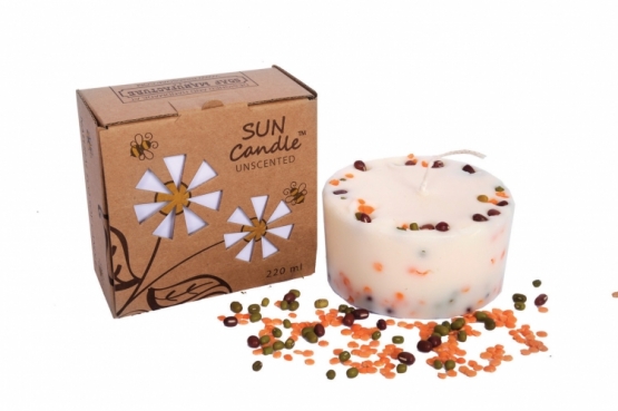 Свеча "Бобы&Зерна" из соевого воска (без запаха) ― Официальный интернет-магазин Riga Soap Manufacture